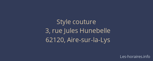 Style couture
