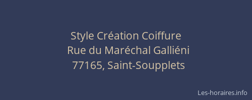 Style Création Coiffure