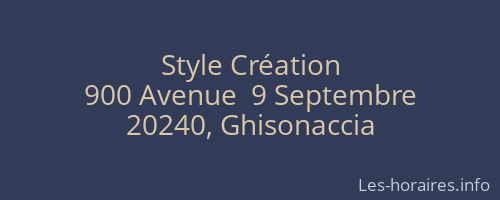 Style Création