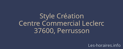 Style Création