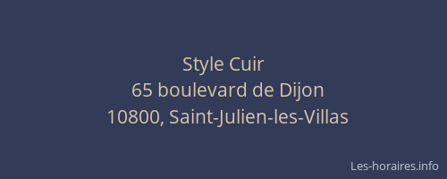 Style Cuir