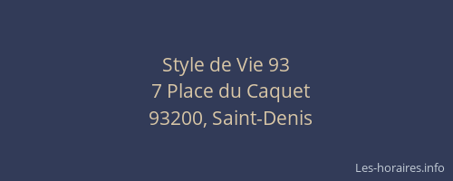 Style de Vie 93