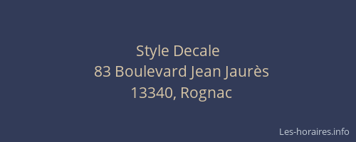 Style Decale