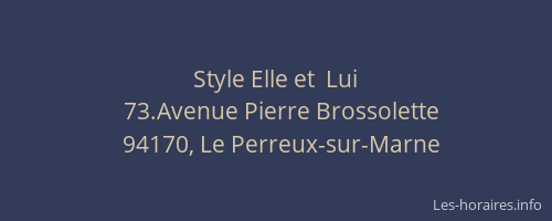 Style Elle et  Lui