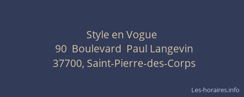 Style en Vogue