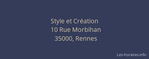 Style et Création
