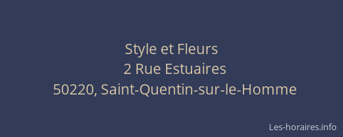Style et Fleurs