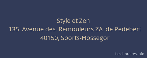 Style et Zen