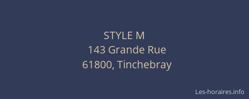 STYLE M