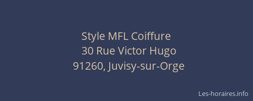 Style MFL Coiffure