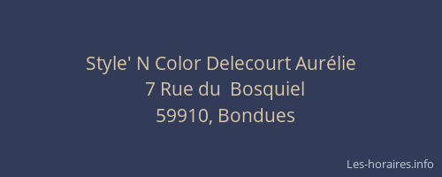 Style' N Color Delecourt Aurélie