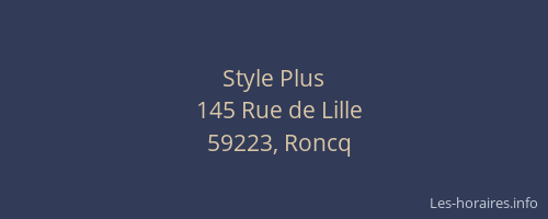 Style Plus