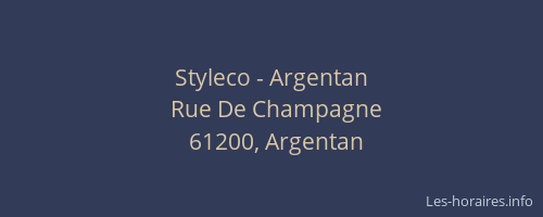 Styleco - Argentan