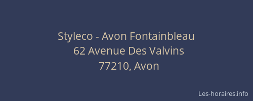 Styleco - Avon Fontainbleau