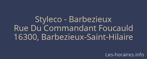 Styleco - Barbezieux