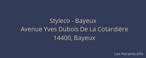 Styleco - Bayeux