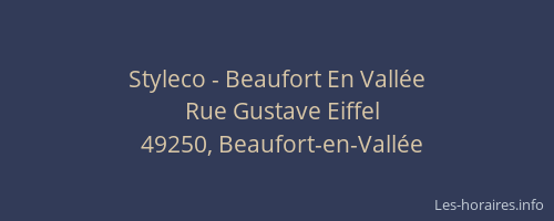 Styleco - Beaufort En Vallée