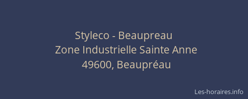 Styleco - Beaupreau