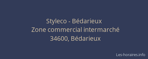 Styleco - Bédarieux