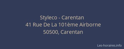 Styleco - Carentan