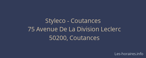 Styleco - Coutances