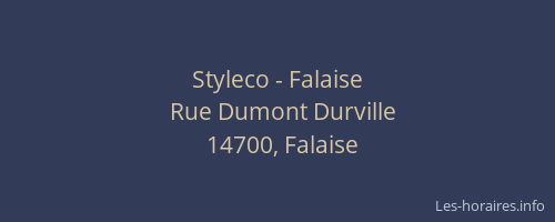 Styleco - Falaise