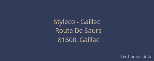 Styleco - Gaillac