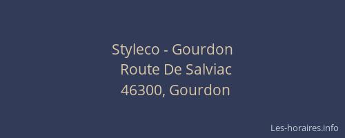 Styleco - Gourdon