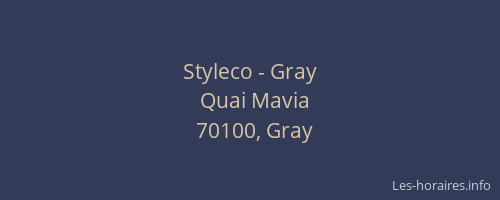 Styleco - Gray