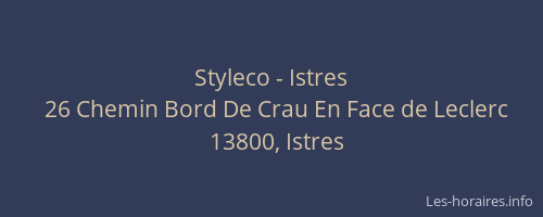 Styleco - Istres