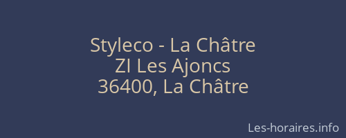 Styleco - La Châtre