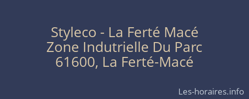 Styleco - La Ferté Macé