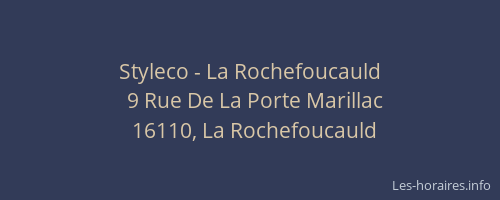Styleco - La Rochefoucauld