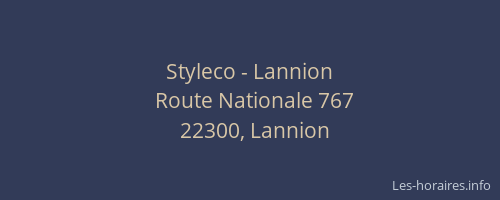 Styleco - Lannion