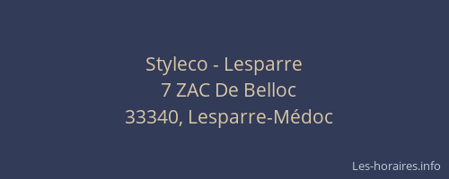 Styleco - Lesparre