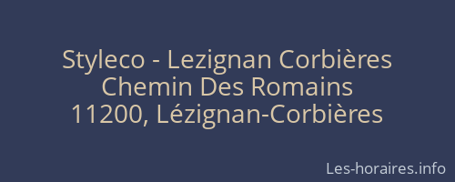 Styleco - Lezignan Corbières