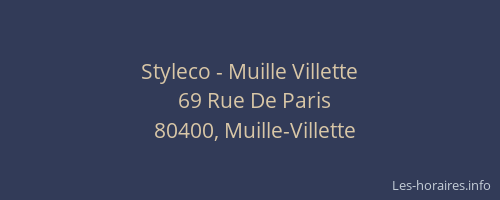 Styleco - Muille Villette