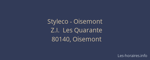 Styleco - Oisemont