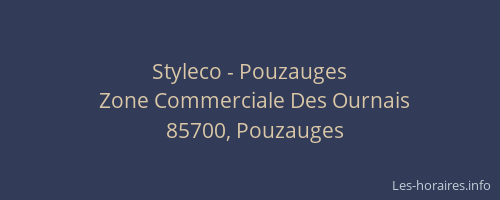 Styleco - Pouzauges