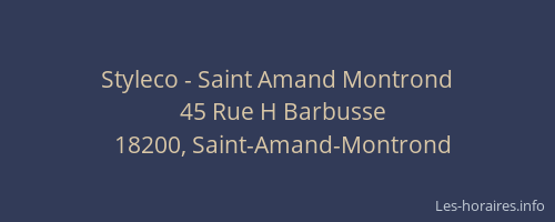 Styleco - Saint Amand Montrond
