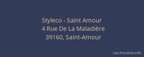 Styleco - Saint Amour