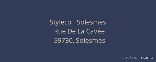 Styleco - Solesmes