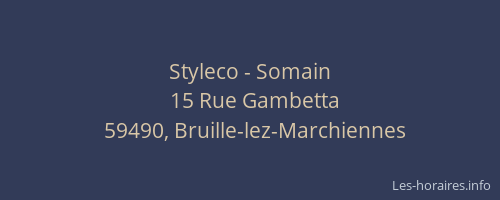 Styleco - Somain