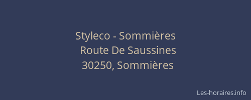 Styleco - Sommières