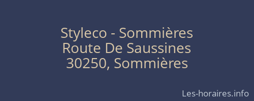 Styleco - Sommières