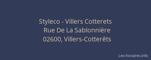 Styleco - Villers Cotterets