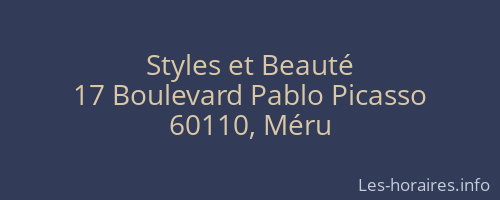 Styles et Beauté