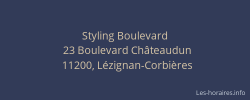 Styling Boulevard