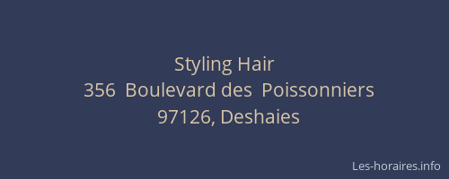 Styling Hair