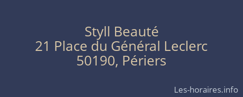 Styll Beauté
